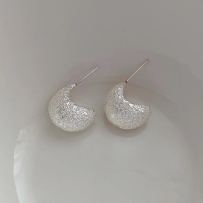 Mini Rustic Drop Earrings-Gold & Silver