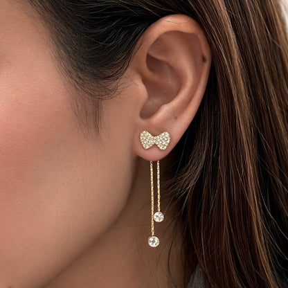 Front & Back Dangler/Stud Earrings-5 Designs