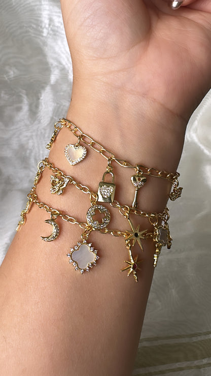 Diamond Charm Bracelet-Customised