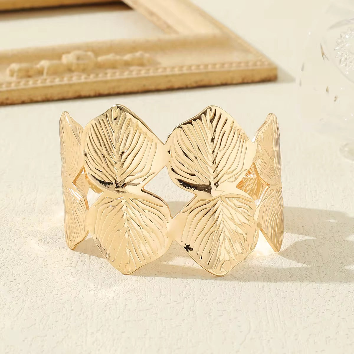 Petal Knows Adjustable Gold Kadas- 2 Designs