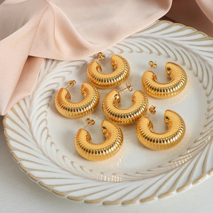 Chunky Round Hoops