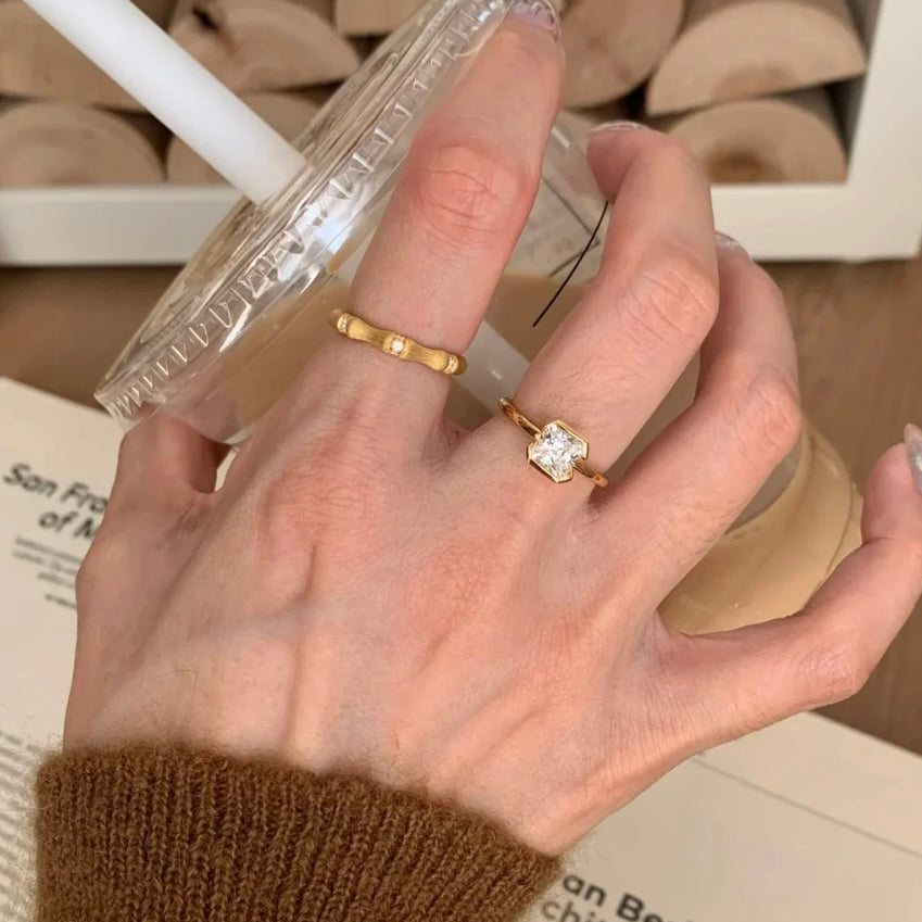 Solitaire SS Rings- 2 Styles
