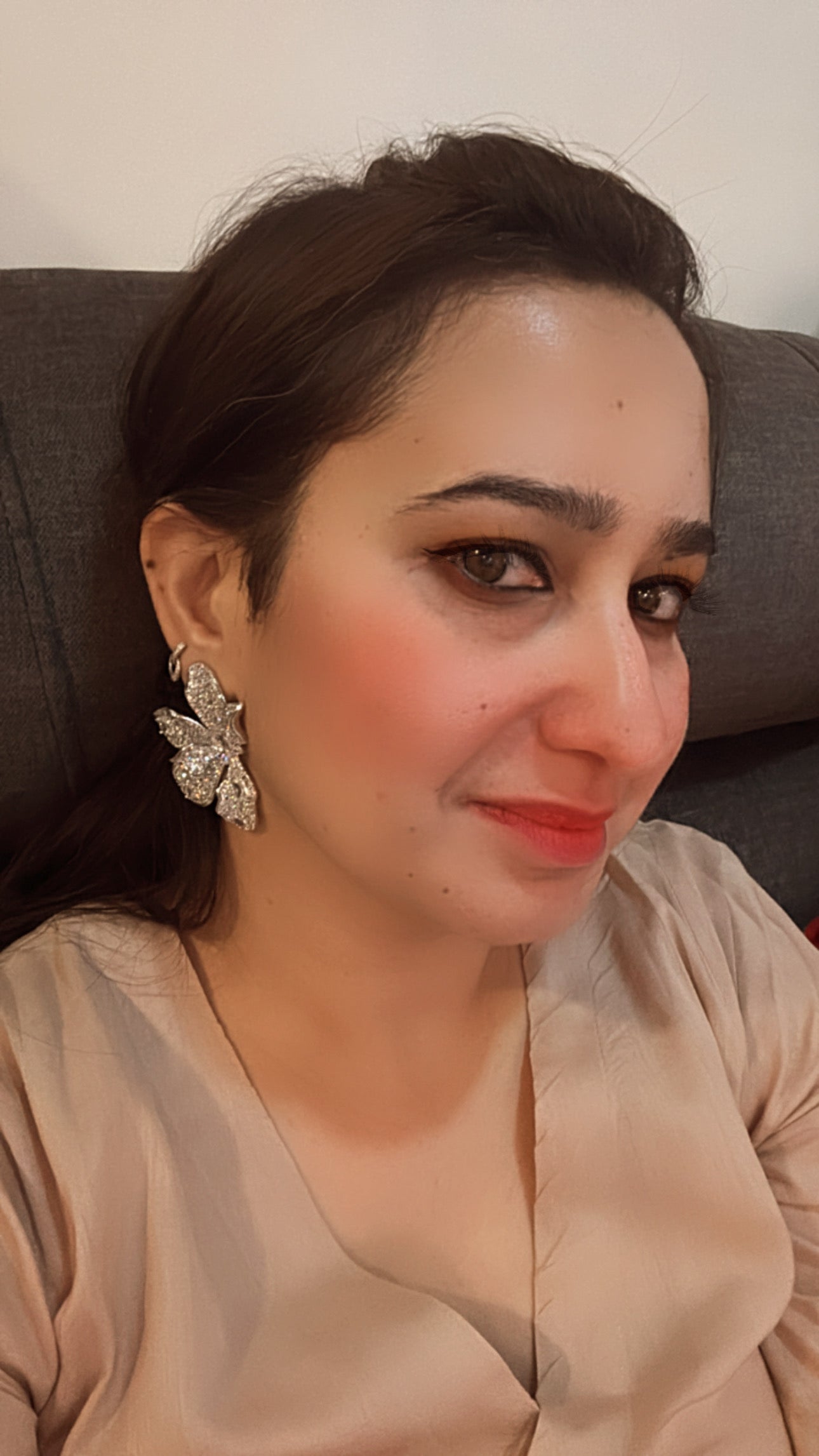 Ultimate Diamond Orchid Earrings
