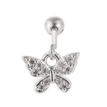 Helix Flat Back Earring-Gold & Silver Options (Single pc)