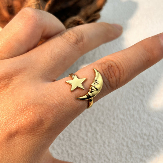 Moon Star SS Ring