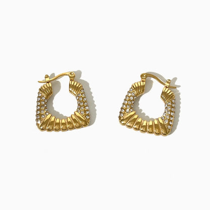 Parallel Studded Hoops