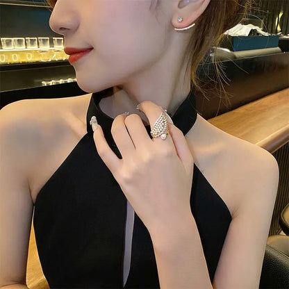 Pearl Feather Ring