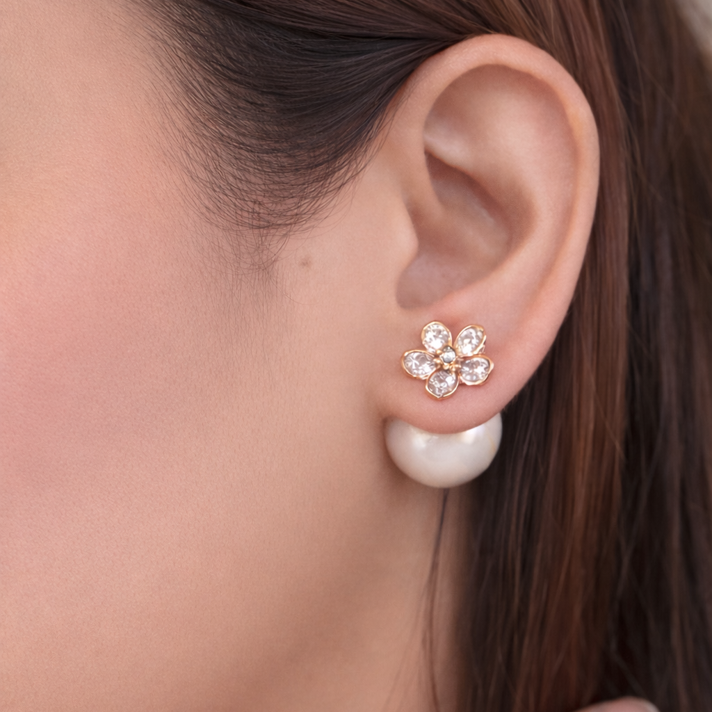 Sandwich Pearl 2 Way Studs-2 Options