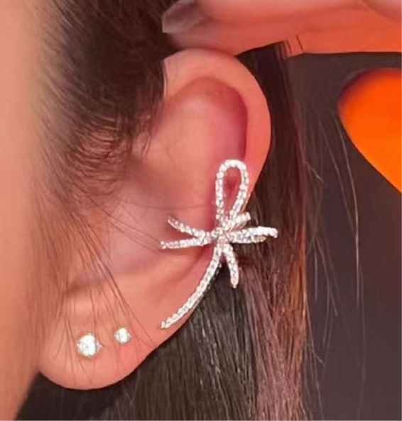 Bow Ear Cuffs Single Piece- 2 Styles