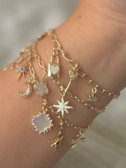 Diamond Charm Bracelet-Customised