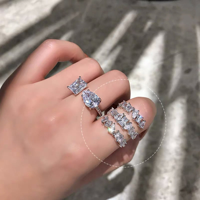 Sovereign Silver Stack Ring