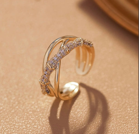 Gold Rope Ring