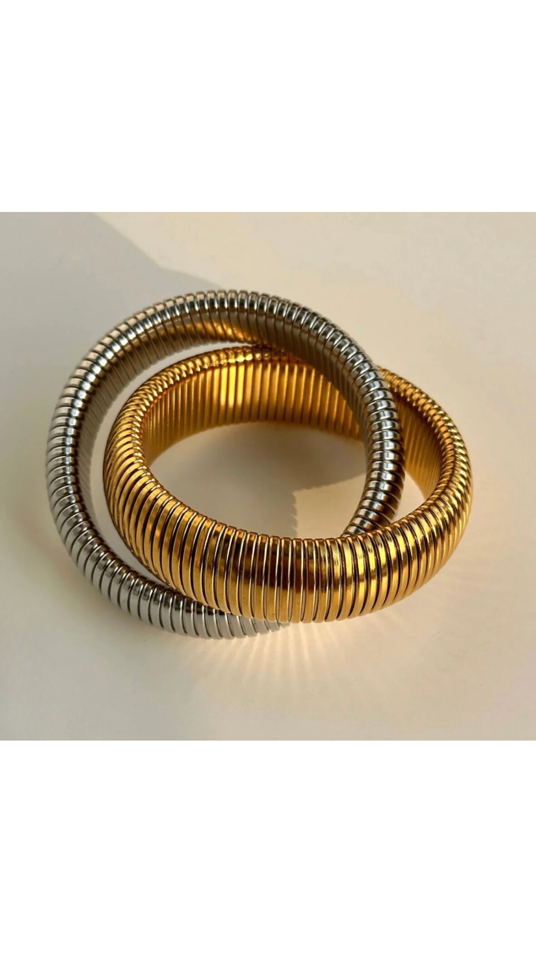 Double Cobra Intertwined Bracelet
