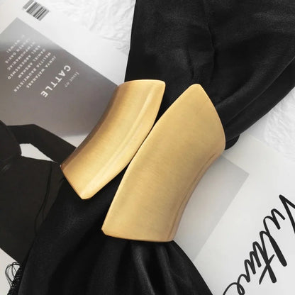 Chunky Solid Cuffs Bracelets