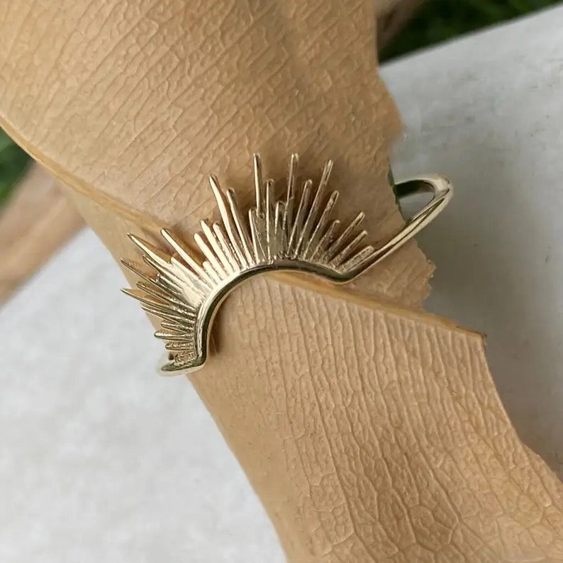 Small Sunrise Ring - Gold