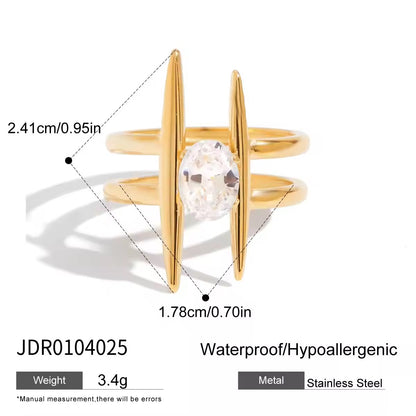 Molten Solitaire Series Rings