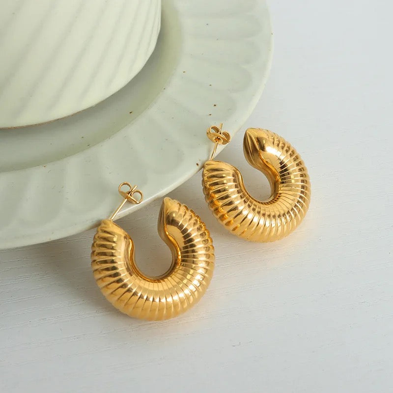 Chunky Round Hoops