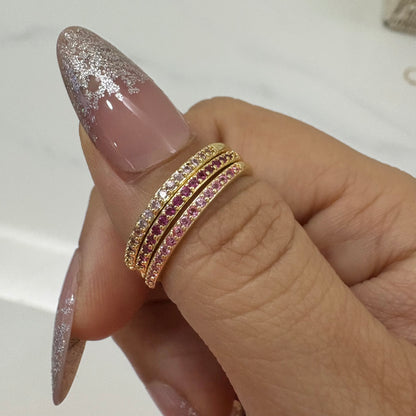 Infinity Stackable Bands/ Rings- Set of 3