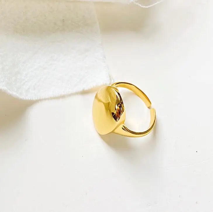Oval Chunky SS Ring