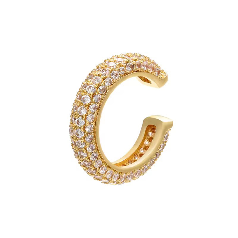 Studded Ring Ear Cuffs-5 Colours