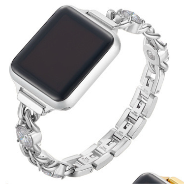 Metal Solitaire Apple Watch Straps/ Bands-3 Colors