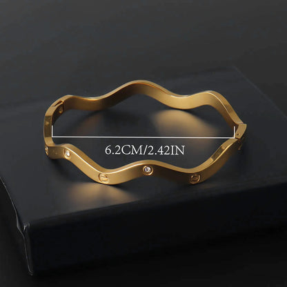 Diamond Band SS Bracelets-3 Types