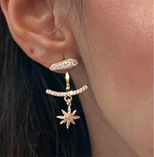 Floating Star F&B Bali Earrings