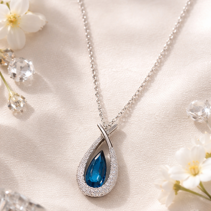 Blue Stone Necklace