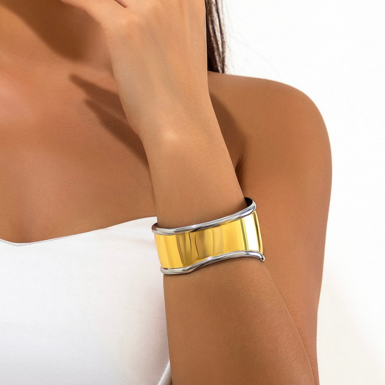 Solid Mixed Polish Kada Bracelets-2 Designs