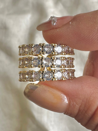 Three Layer Eternity Ring