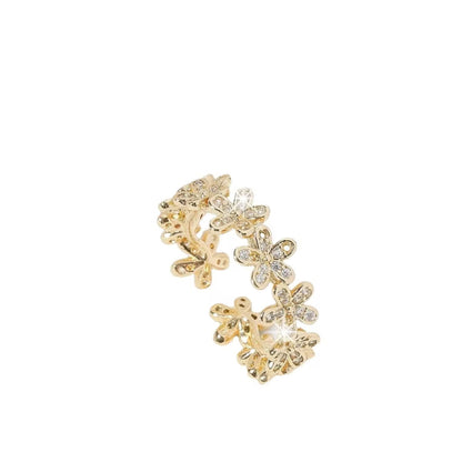 Floral Wreath Ring-Gold and Silver