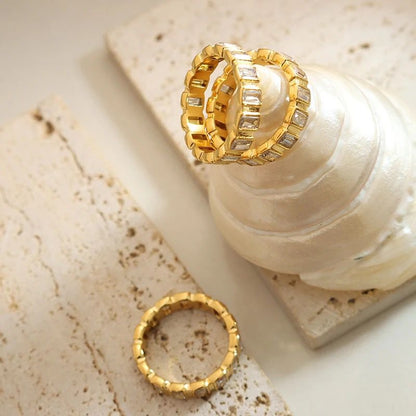 Crystal SS Band Ring