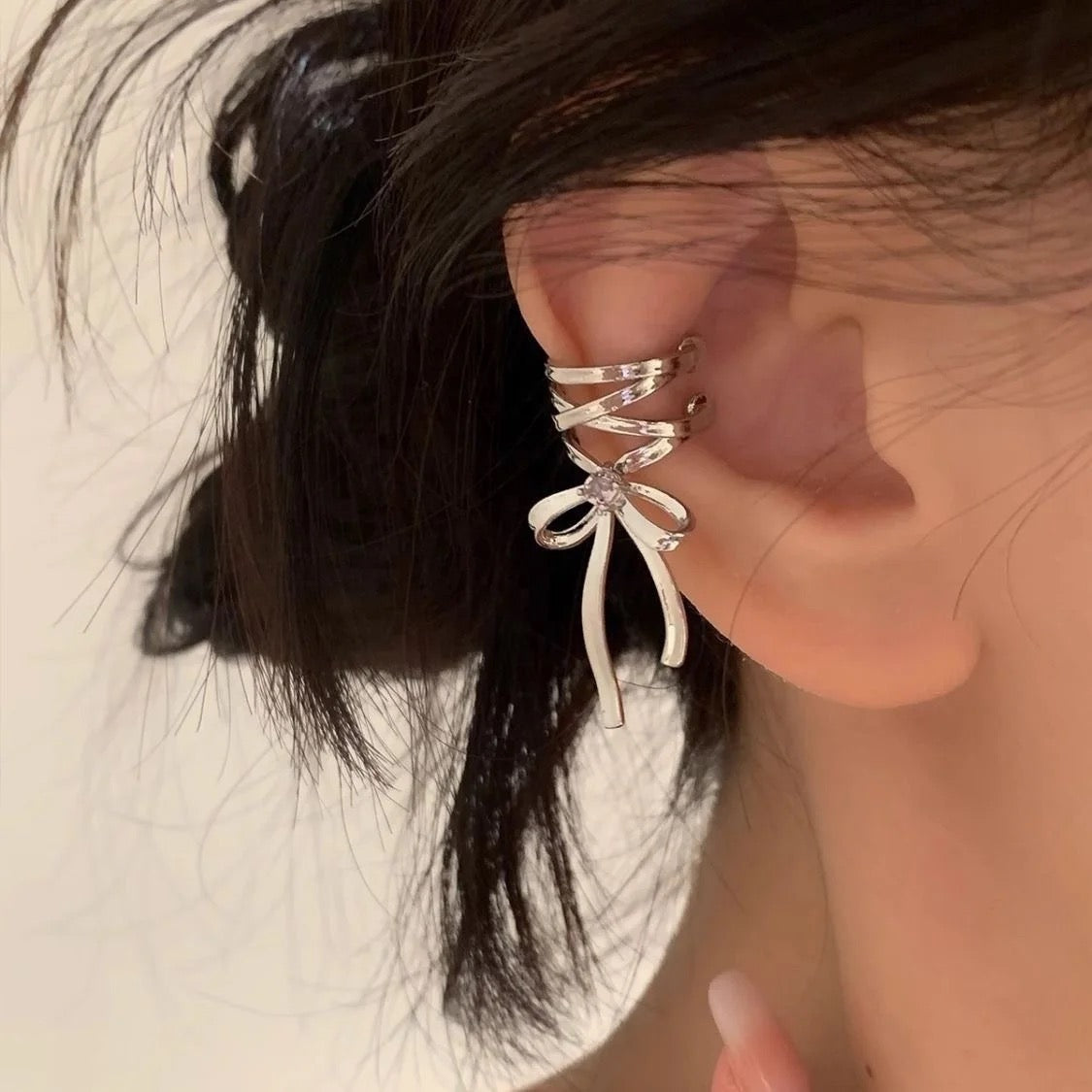 Bow Ear Cuffs Single Piece- 2 Styles