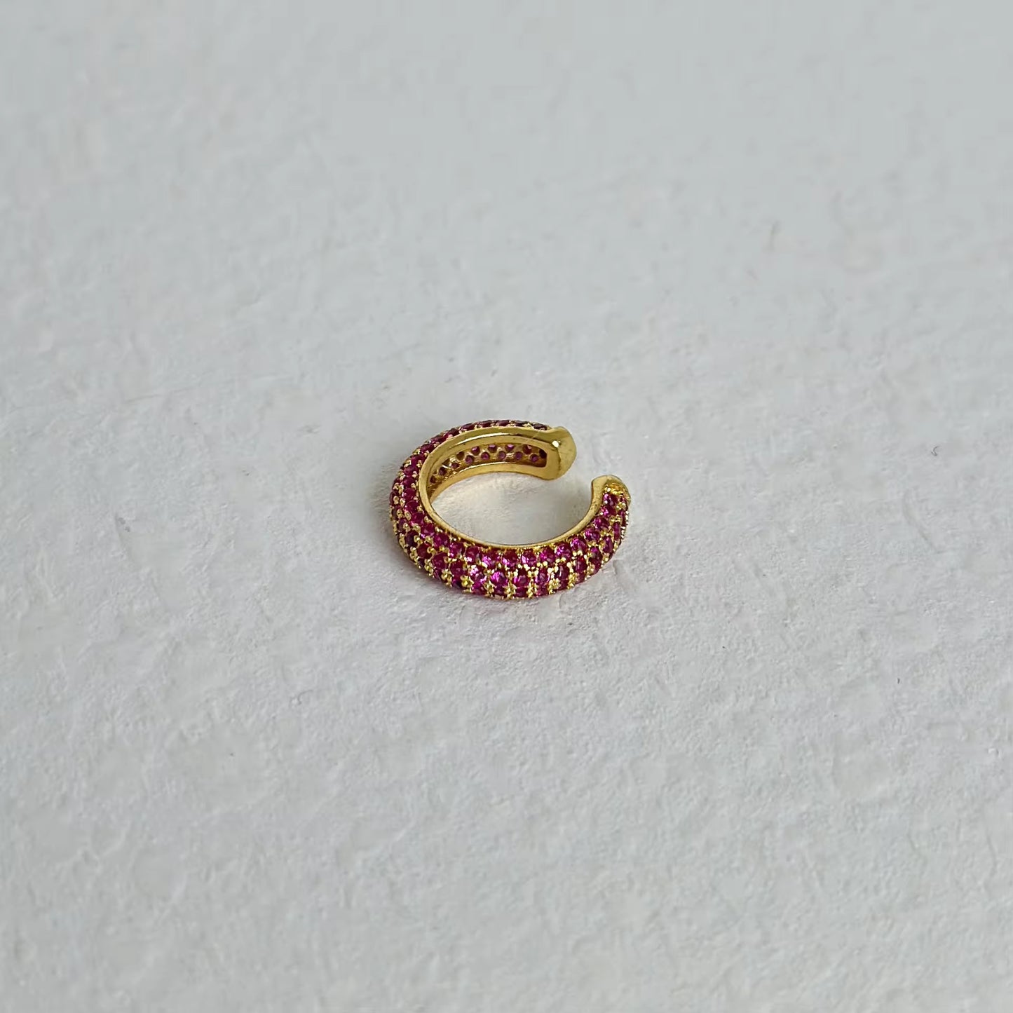 Studded Ring Ear Cuffs-5 Colours