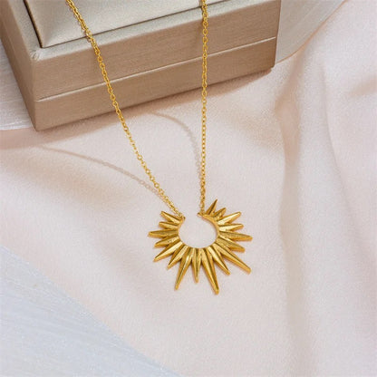 Sun Rays SS Necklace