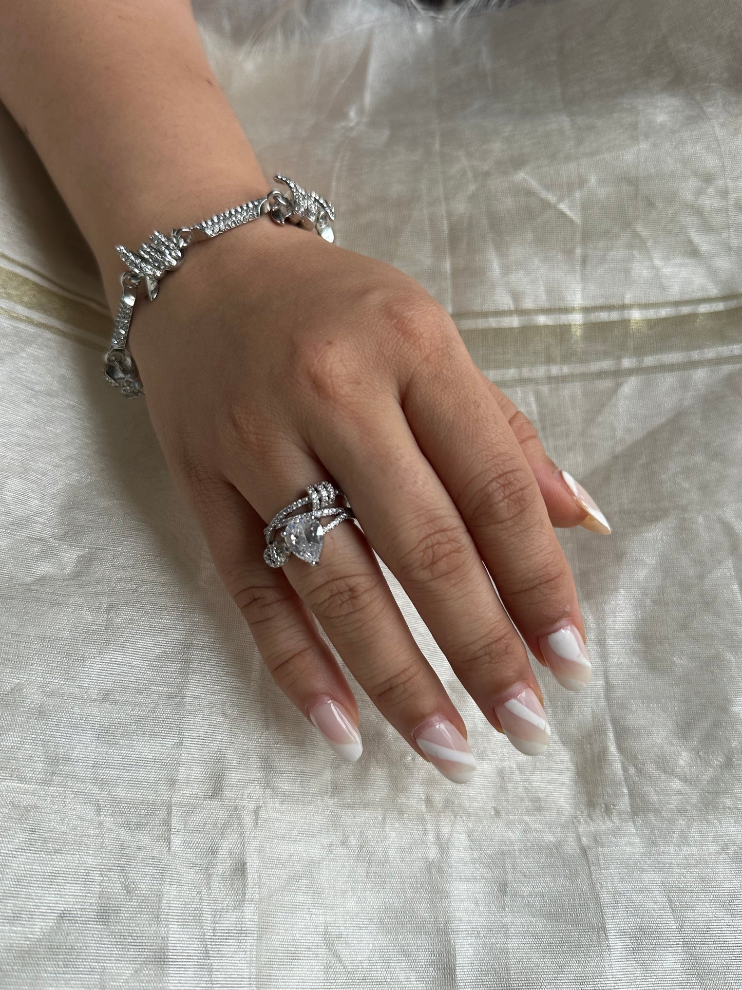 Live Wire Silver Bracelet