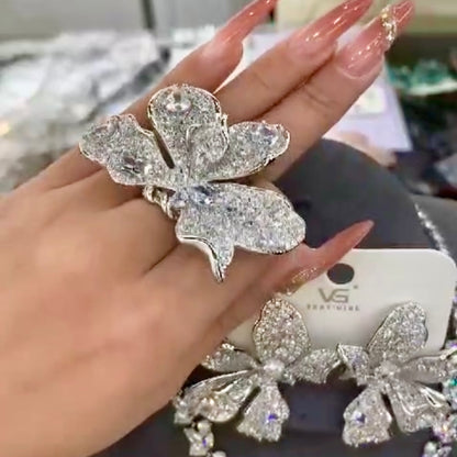 Ultimate Diamond Orchid Ring