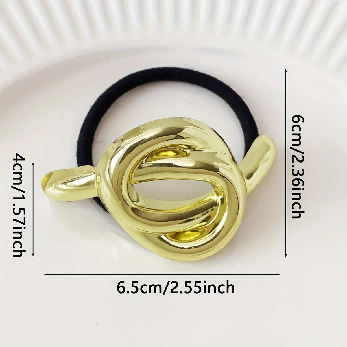 SS Medium Gold Hair Ties-2 Styles