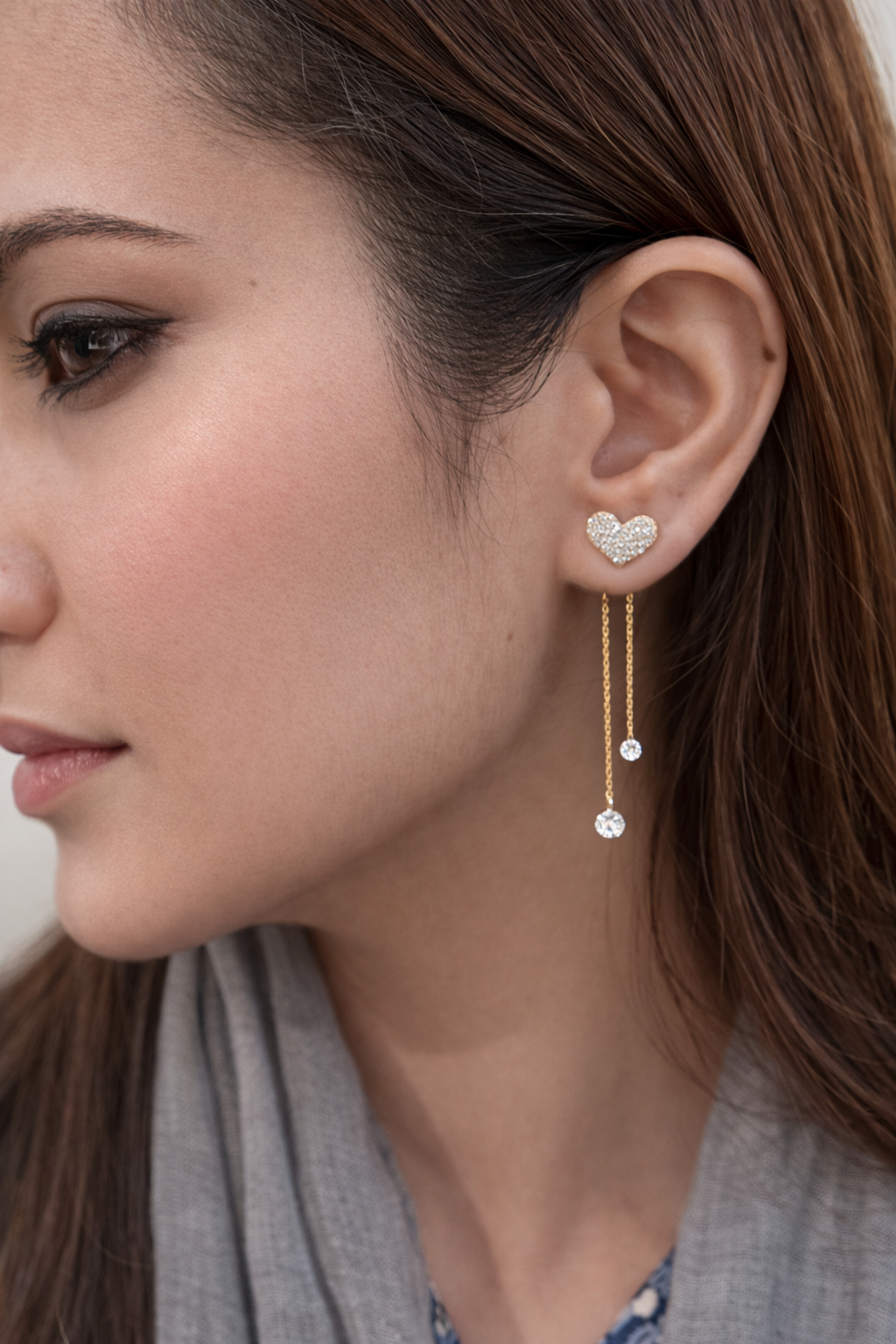 Front & Back Dangler/Stud Earrings-5 Designs