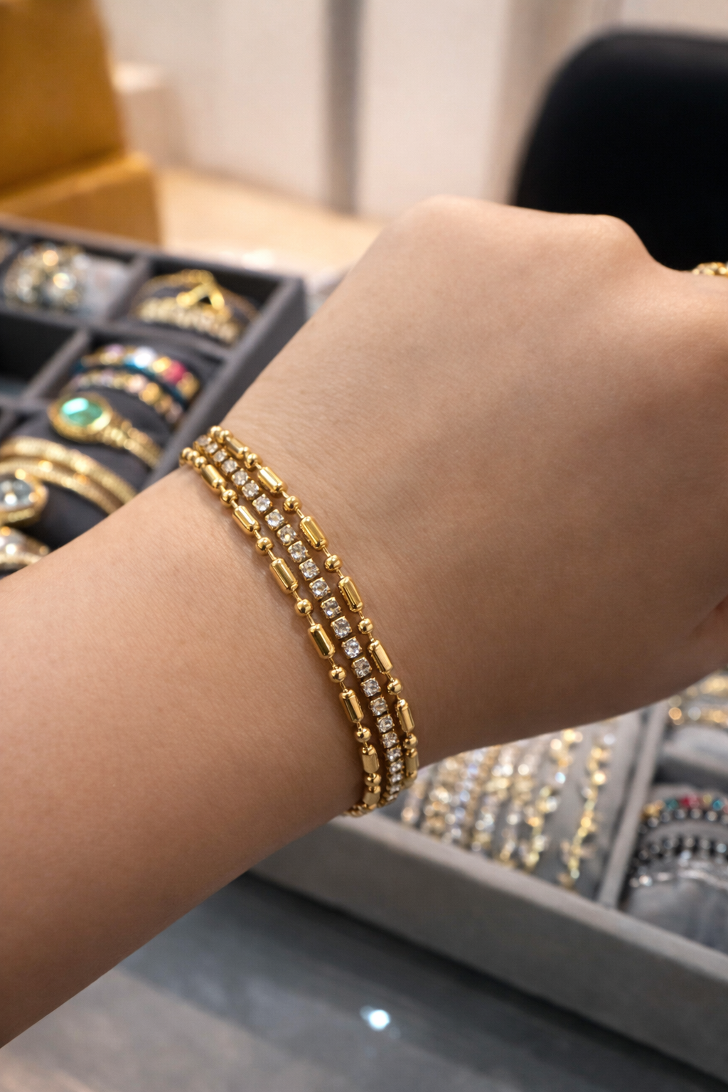 Fancy Tennis Luxe Bracelets-6 Options