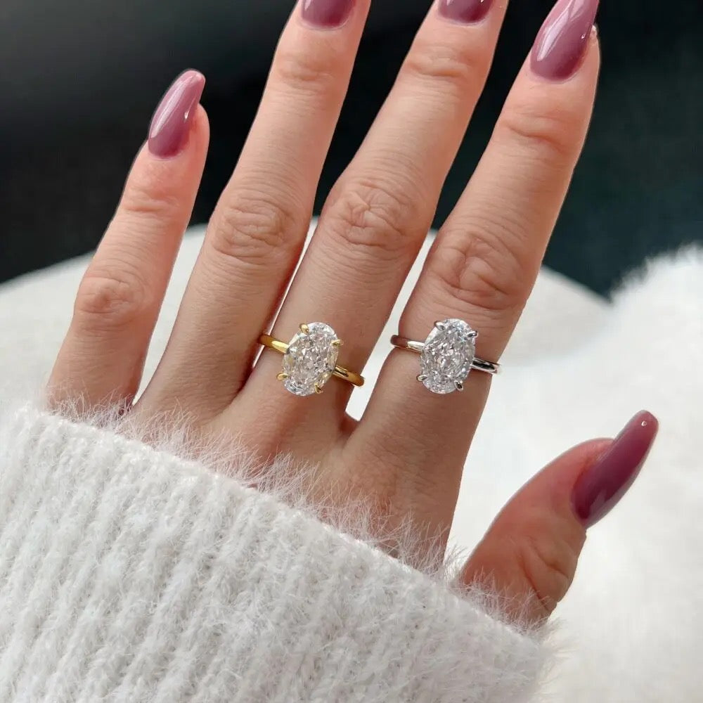 Solitaire SS Ring - Gold