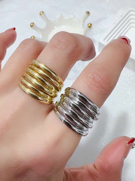 Layered SS Ring