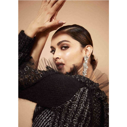 Deepika Earrings-Silver