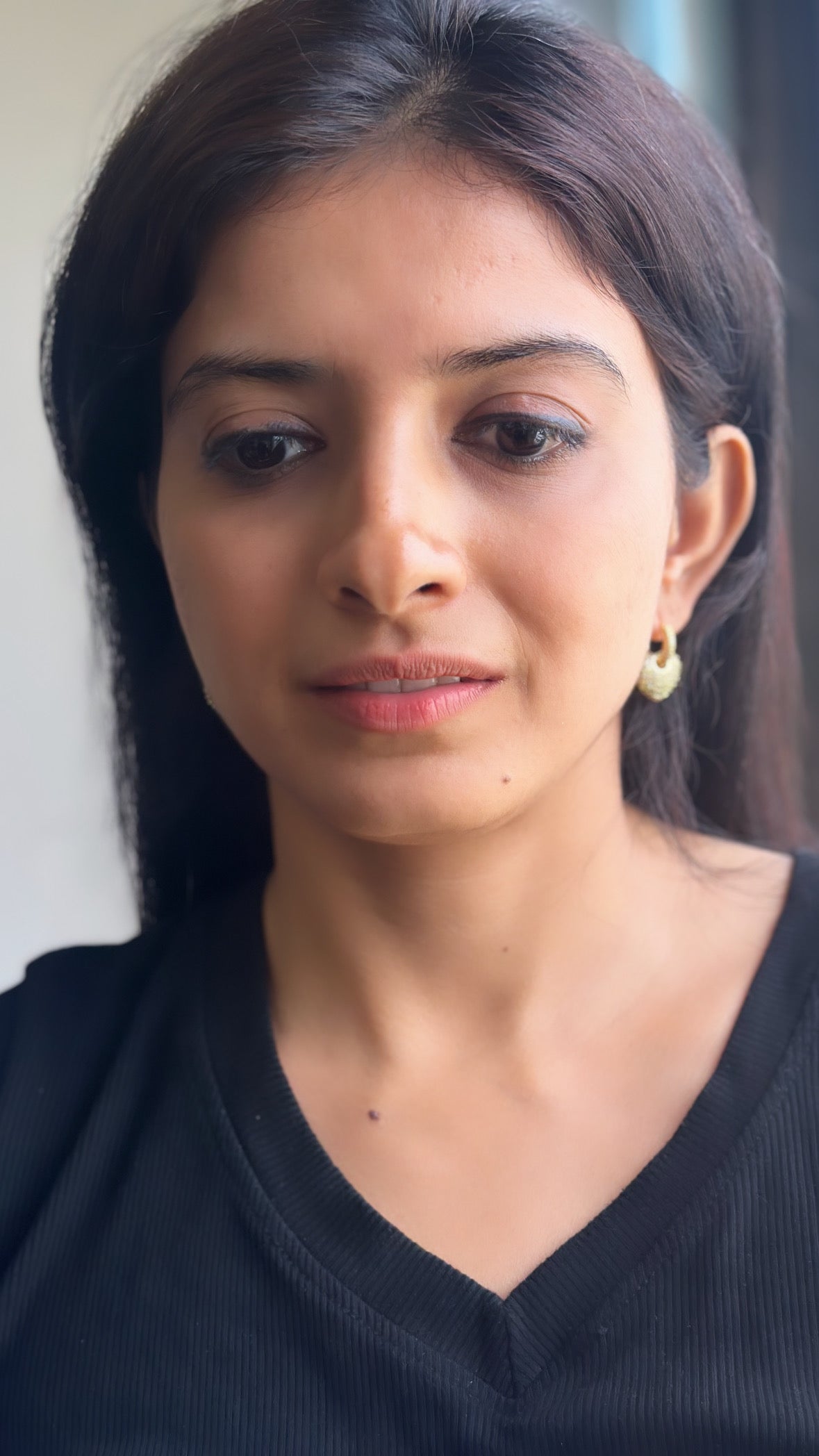 Studded Heart & Ring 2 in 1 Earrings-Gold