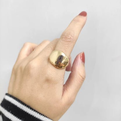 Oval Chunky SS Ring