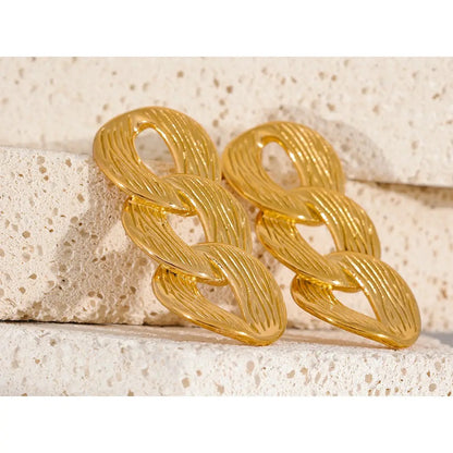 Chunky Chain Hoops