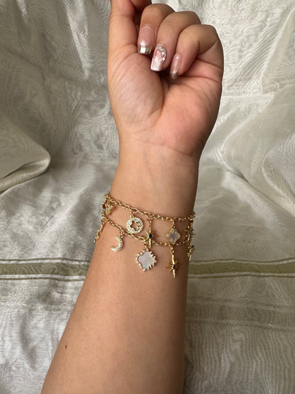 Diamond Charm Bracelet-Customised