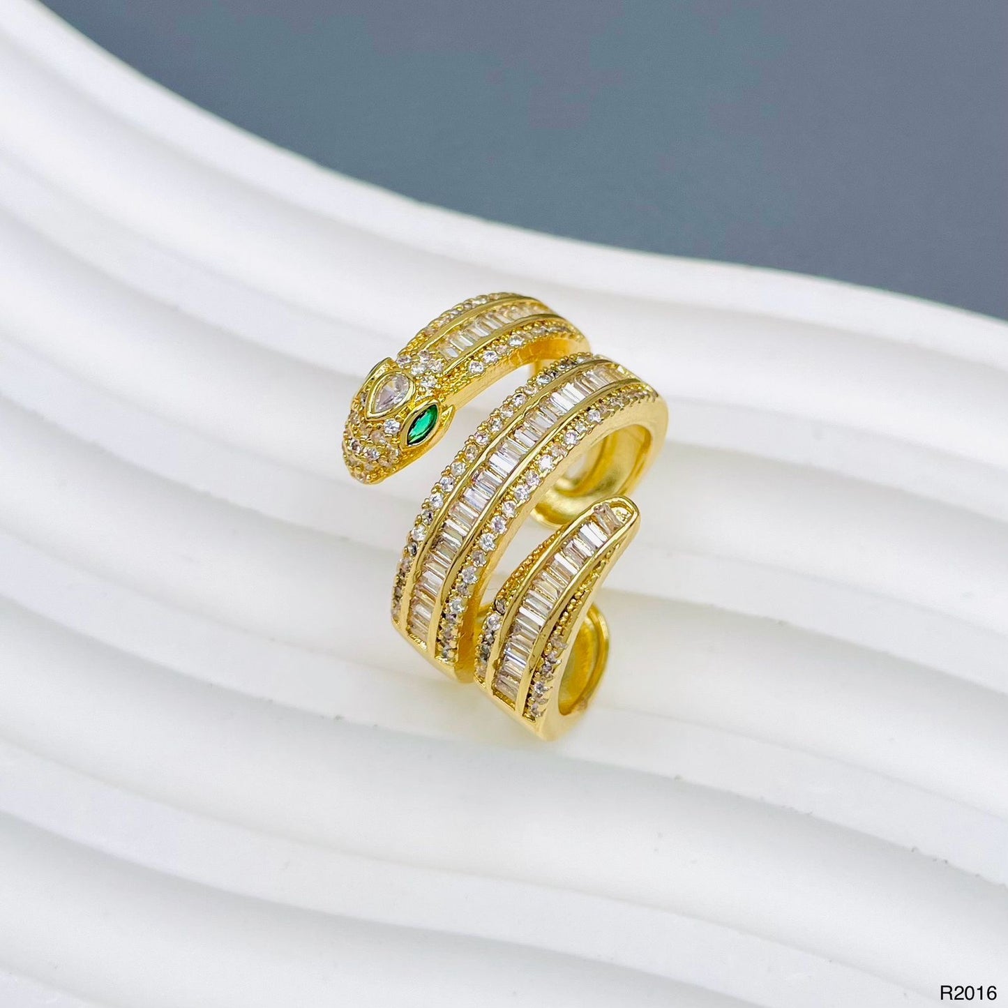 Chunky Snake Eternity Ring