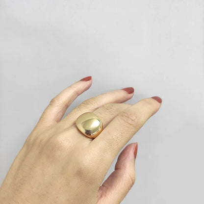 Oval Chunky SS Ring