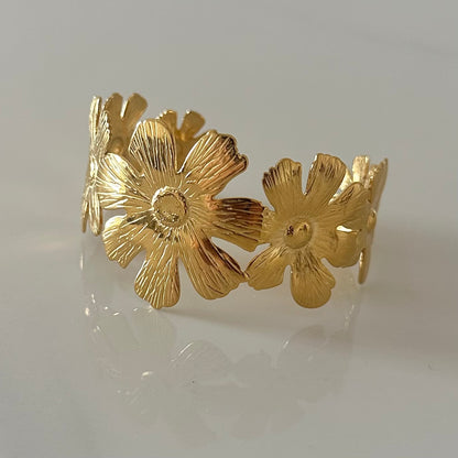 Flower Knows Adjustable Gold Kadas- 3 Designs